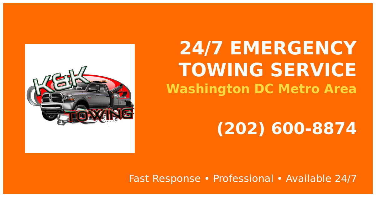 K and K Towing and Roadside DMV logo